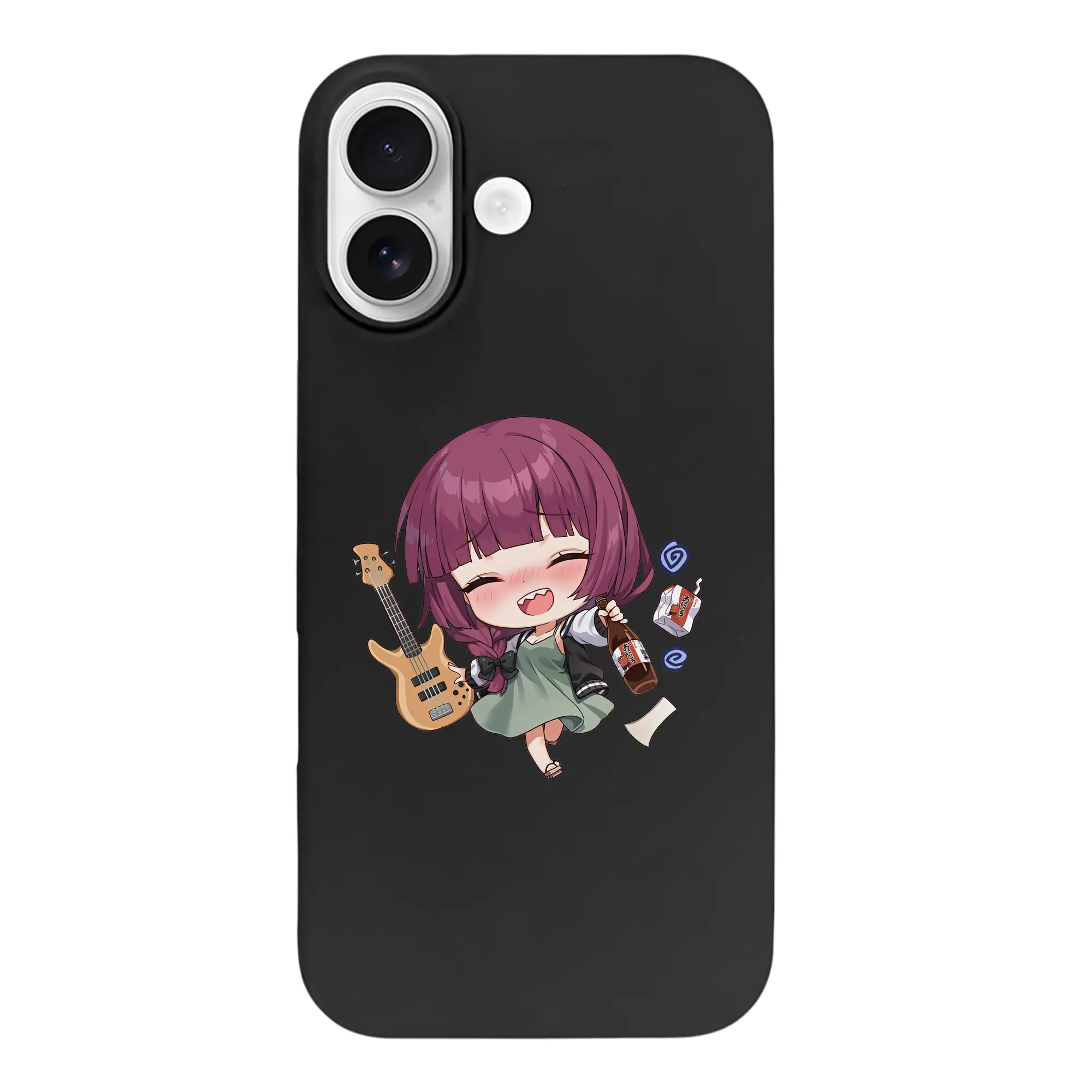 ぼっちざろっく！ グッズ,廣井きくり - iPhone 17 シリーズ シリコンケース 薄型 耐衝撃 指紋防止 ソフトタッチカバー 精密フィット 傷防止 保護ケース iPhone 17/17 Air/17 Pro/17 Pro Max 対応